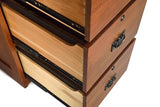 Crafters and Weavers Mission Oak 4 Drawer File Cabinet Office Cabinet