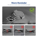 OGERY Sleeping Pad for Camping, 6" Extra-Thick Reinforced Camping Sleeping Pad with Pillows & Built-in Foot Pump, Ultralight Self Inflating Air Mattress Mat for Tent Hiking Essentials Gear