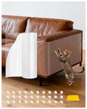 Cat Scratch Furniture Protector Couch - 1 Roll Clear PET 7.9 x 196.8 Inch