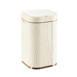 BXFIRS Intelligent Garbage Bin ABS Living Room Bedroom Kitchen Automatic Sensing Storage Trash Cans(Gray,23 * 23 * 32.5CM)