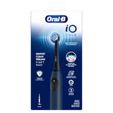 Oral-B Rechargeable Electric Toothbrush, iO2, 3 Cleaning Modes, Automatic Pressure Sensor to Protect Gums, Dark Blue