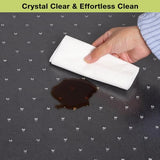 2 Packs 32" x 48"Heavy Duty Clear Office Chair Mat for Thick Carpet,Durable Plastic Under-Desk Carpet Protector
