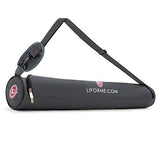 Liforme Gratitude Yoga Mat - Patented Alignment System, Warrior-like Grip, Non-slip, Eco-friendly, sweat-resistant, Long, Wide and Thick - Gratitude Special Edition (Orange) LIFORME