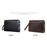 Wallet Man Crazy Horse Leather Clutch Retro Layer Cowhide Bag