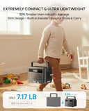 2026 Portable Power Station 350W, 288Wh LiFePO4 Battery Backup, Power Bank with AC Outlet 110V/ 700W Surge, Solar Generator Fast Charging for Camping Essentials, Hurricane Emergency, Home, Road Trips