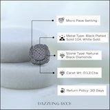 Dazzlingrock Cluster Studs Unisex Design Ladies Mens Real Diamond Earrings