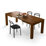 Mobili Fiver, Iacopo Extendable Dining Table, 55.1(86.6) x35.4 in, Walnut