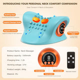 HarrFlow Neck Massager 2026 New Upgrade 3 in 1 Portable Massager with Heat &Comfortable Stretching–Adjustable Intensity for Neck & Shoulder Relaxation at Home,Office,Travel