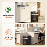 Bonsaii 200-Sheet Auto Feed Paper Shredder, 60-Min Nonstop Heavy Duty Shredders for Office