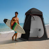 Camping Shower Tent, 7.9 FT Extra Tall Oversize Privacy Tents, Portable Outdoor Bathroom Toilet Tent with Floor, Easy Set Up Privacy Shelter for Dressing, Hiking, Fishing, UPF50+