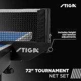 STIGA Advantage Series Ping Pong Tables - 13, 15, 19, and 25mm Tabletops - Quickplay 10 Minute Assembly - Playback Mode - Recreational to Tournament Level