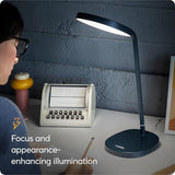 Lumie Task - 10,000 Lux Adjustable Bright Light Therapy Desk Lamp for Mood and Energy Boost and Winter Blues Relief