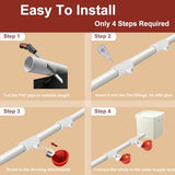 Aopchry 10 Pack Chicken Waterer ABS Tee Fittings. Suitable for Chicken Water Cups, Nipples and Other Poultry Waterers, White and Thickened