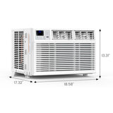 Electactic Window Air Conditioner, 12000 BTU Window AC Unit, Cooling Room 550sq.ft, Fast Cooling, 24H Timer, Dehumidifier Mo, Energy Saving, Remote Control for Living Room, Bedroom, Office