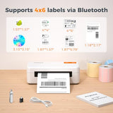 Joysea Bluetooth Shipping Label Printer, E41 Pro 4x6 Wireless Thermal Printer for Amazon, FedEx