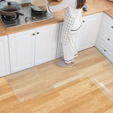 C Chair Mat for Hardwood & Tile Floors - Non-Slip PVC Protector for Office Chairs & Pets