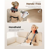 BOB AND BRAD iNeck Pro Cordless 4D Shiatsu Neck Massager with Heat for Pain Relief, FSA Eligible HSA Deep Tissue Kneading for Neck, Shoulder & Back, 190 Min Long Battery Life, for Office, Travel Gifts