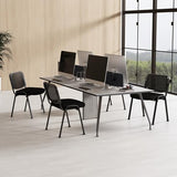 Giantex Set of 5 Office Guest Chair, Stackable Waiting Room Chair with Padded Seat