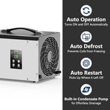 ALORAIR 70 PPD Dehumidifier with Pump for Crawl Space and Basement | Automatic Defrost