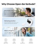 Powerful Sound, Clear Calls, IP55, 36H Playtime, Bluetooth 5.4 Wireless Earbuds, Multipoint Connection