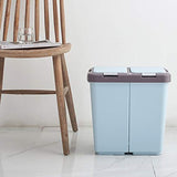 LLLSSS 20L Rubbish Bin Sorting Trash Can Bathroom LivingRoom