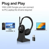 Charging Base & Mic Mute for Work from Home/Office/PC/Laptop/Computer/Cellphone