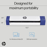Portable Document Scanner - 300 dpi Digital, USB & Wireless, Duplex Feed with Feeder for Two-Sided Pages