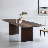 Solid Wood Dining Table, Modern Conference and Writing Desk, for Home Office