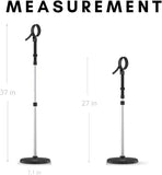 NobbiRoloc Hair Dryer Holder Stand, Blow Dryer Holder with Heavy Base Hands-Free 360 Degree Rotation, Adjustable Height Countertop Blow Dryer Holder, Good Ideas for Gifts,Birthday,Weddings,Holidays