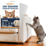 NEWPAII 16PCS Large Anti Cat Scratch Furniture Protector for Sofa, Doors, Couch Corner Protectors from Cats Claws Scratching, Heavy Duty Anti-Claw Shield for Fabric Sofas
