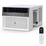 8000 BTU U-Shaped Window Air Conditioner, Wi-Fi Enabled Smart Window AC Unit Cools Up to 350 Sq. Ft, Dehumidifying & Fan, Quiet Operation and Easy Installation, Remote & App Control for Home & Office