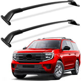 KINGGERI 300lbs All Metal Roof Racks Cross Bars fit for Ford Explorer 2016 2017 2018 2019 (Limited/XLT/Sport/Platinum), Heavy Duty Aluminum Roof Rails Crossbars Rooftop Basket Carrier Black