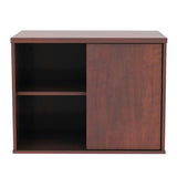 Alera ALELS593020MC 29.5 in. x 19.13 in. x 22.78 in. Open Office Low Storage Cabinet Credenza - Cherry Alera