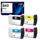 Replacement for PageWide XL 4000 4100 4500 4600 5000 5100 Wide Format Printers (4-Pack,