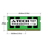 A-Tech 16GB DDR4 3200 MHz SODIMM PC4-25600 (PC4-3200AA) CL22 Non-ECC Laptop RAM Memory Module