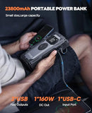 Portable Car Jump Starter with Air Compressor, TREKURE 150PSI 4000A TREKURE