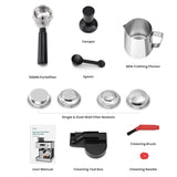 Gevi 20 Bar Espresso Machine with Grinder & Steam Wand for Latte Cappuccino | Removable Water Tank