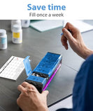 Extra Large Pill Organizer- XXL Pill Box 7 Day - Weekly Pill Organizer with AM PM Large Compartments Big Pill Case for Supplements Jumbo Pill Holder for Vitamins Huge Medicine Organizer 2 Times a Day