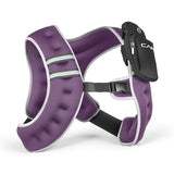 CAP 8LB Weighted Vest Purple – Unisex Workout Vest with Reflective Stripes, Phone Pouch, and Adjustable Fit for Walking, Running, Cardio, Strength Training