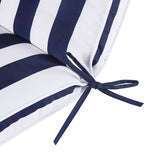 Blytieor Outdoor Patio Chair Cushions Set of 4, Water Resistant Square Seat Cushions with Ties