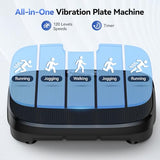 HTM Vibration Plate Exercise Machine - 330lbs Weight Capacity, 120 Speed Levels, Full Body Workout Shake Board for Home Fitness, Toning and Wellness