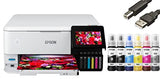 Epson EcoTank Photo ET-8500 All-in-One Wireless Color Supertank Printer with Scanner and Copier