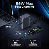 UGREEN Revodok Max 13-in-1 Thunderbolt 4 Docking Station, 40Gbps with 3×TBT4 (Dual 4K@60Hz max), 180W Total Power (96W Laptop Charging