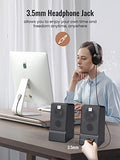 USB Computer Speakers,Hi-Fi Stereo PC Speakers,16W Desktop Speaker,Built-in DSP Sound Chip