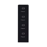 Hirsh 26.5 in Deep 4 Drawer Vertical Letter File Cabinet in Black