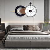 AXAORIRA 35x20 Inch Large Modern Wall Clock, Silent Quartz Movement Decorative Clocks for Living Room, Bedroom, Office - Ideal Gift for Home Decor Lovers