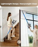 SVHT Cordless Vacuum Cleaner, 450W 40KPA Vacuum Cleaners for Home, 45Mins Lightweight Stick Vacuum with Advanced Green Light Tech, Rechargeable Battery Vacuum for Carpet,Pet Hair,Hardwood Floor