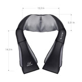 Snailax Cordless Massager - Shiatsu Neck and Shoulder Massager with Heat, FSA Eligible, Portable, Lumbar, Back Electric Massage Pillow, Christmas Gift