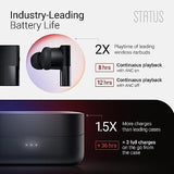 Status Between 3ANC Onyx True Active Noise Cancelling Wireless Earbuds - Black iPhone & Android ANC in Ear Buds