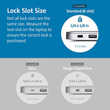Combination Cable T-Bar Standard Lock Slot for Laptops, Resettable 4 digit password with 6 Foot Cable